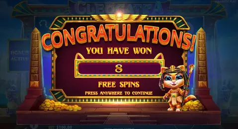 фриспины клеокатра