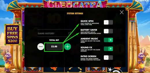 игровой автомат клеокатра